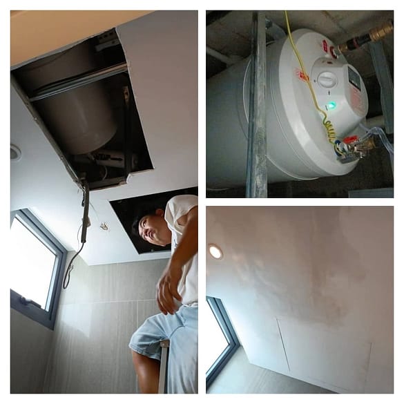 B&A 42 (Supply And Replace Faulty Storage Heater And Ceiling Work)